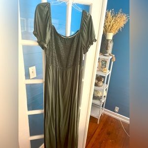 BP smocked maxi dress